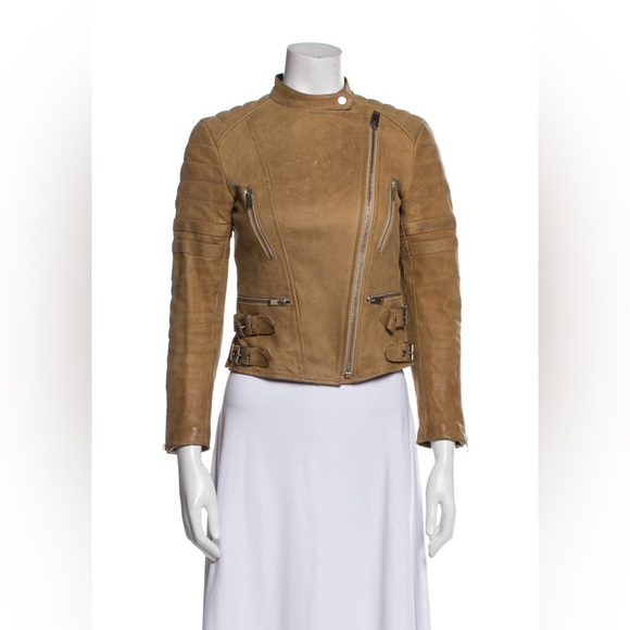 Celine Biker Jacket by Phoebe Philo. Lambskin. US4, FR36. Fits small. size 0 2 - Picture 1 of 3
